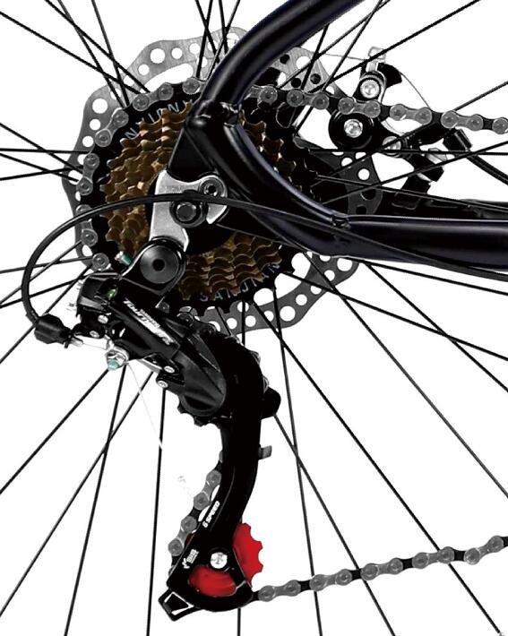 Shimano rear derailleur and freewheel