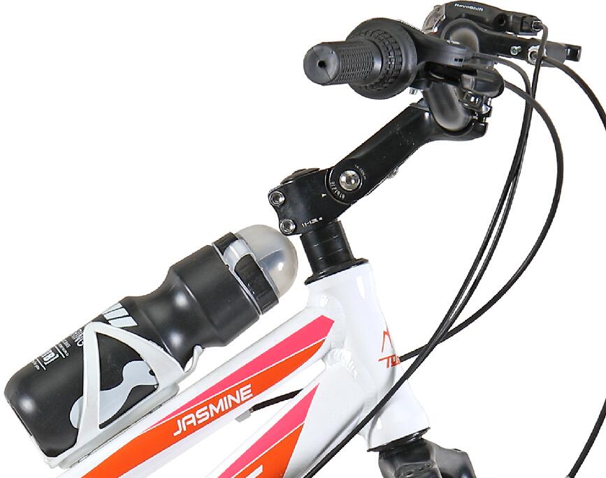 adjustable alloy stem and plastic water bottle