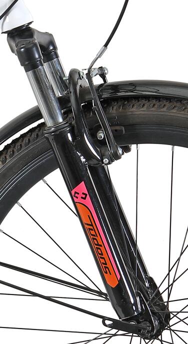 suspension fork and V brake